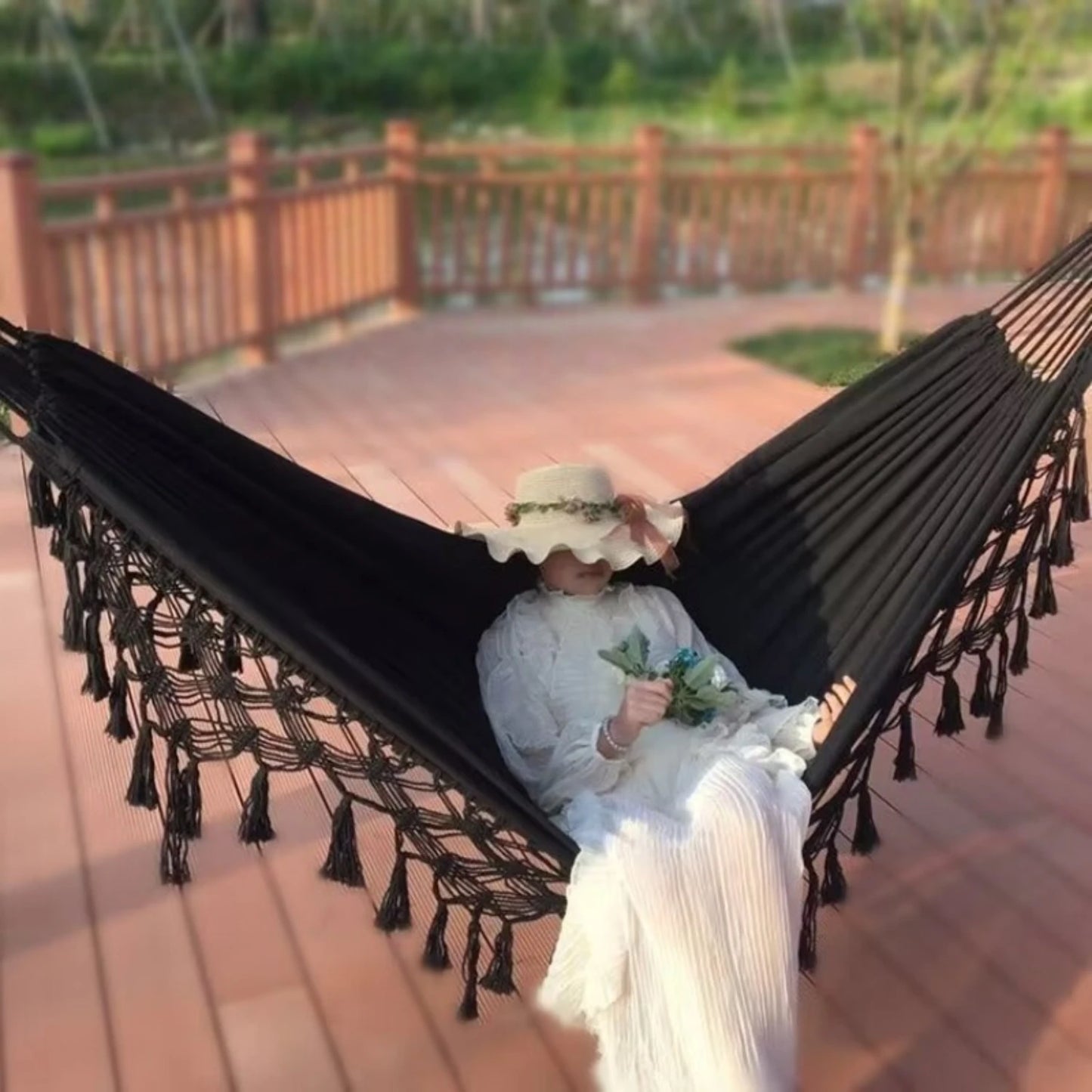 Camping Tassel Hammock