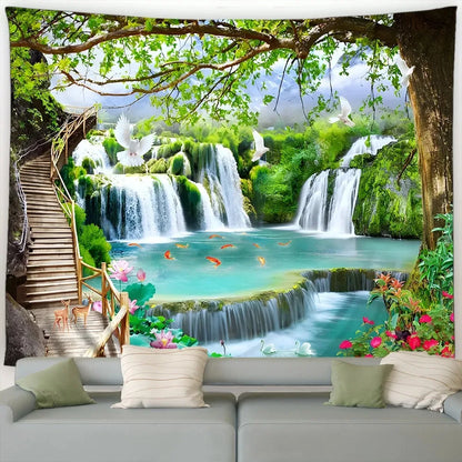 Rural Nature/Forest Landscape Tapestry