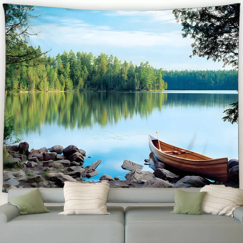 Rural Nature/Forest Landscape Tapestry