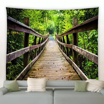 Rural Nature/Forest Landscape Tapestry