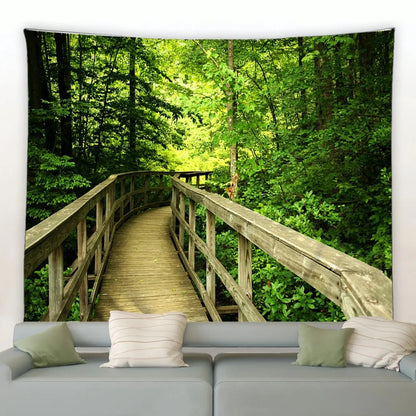 Rural Nature/Forest Landscape Tapestry