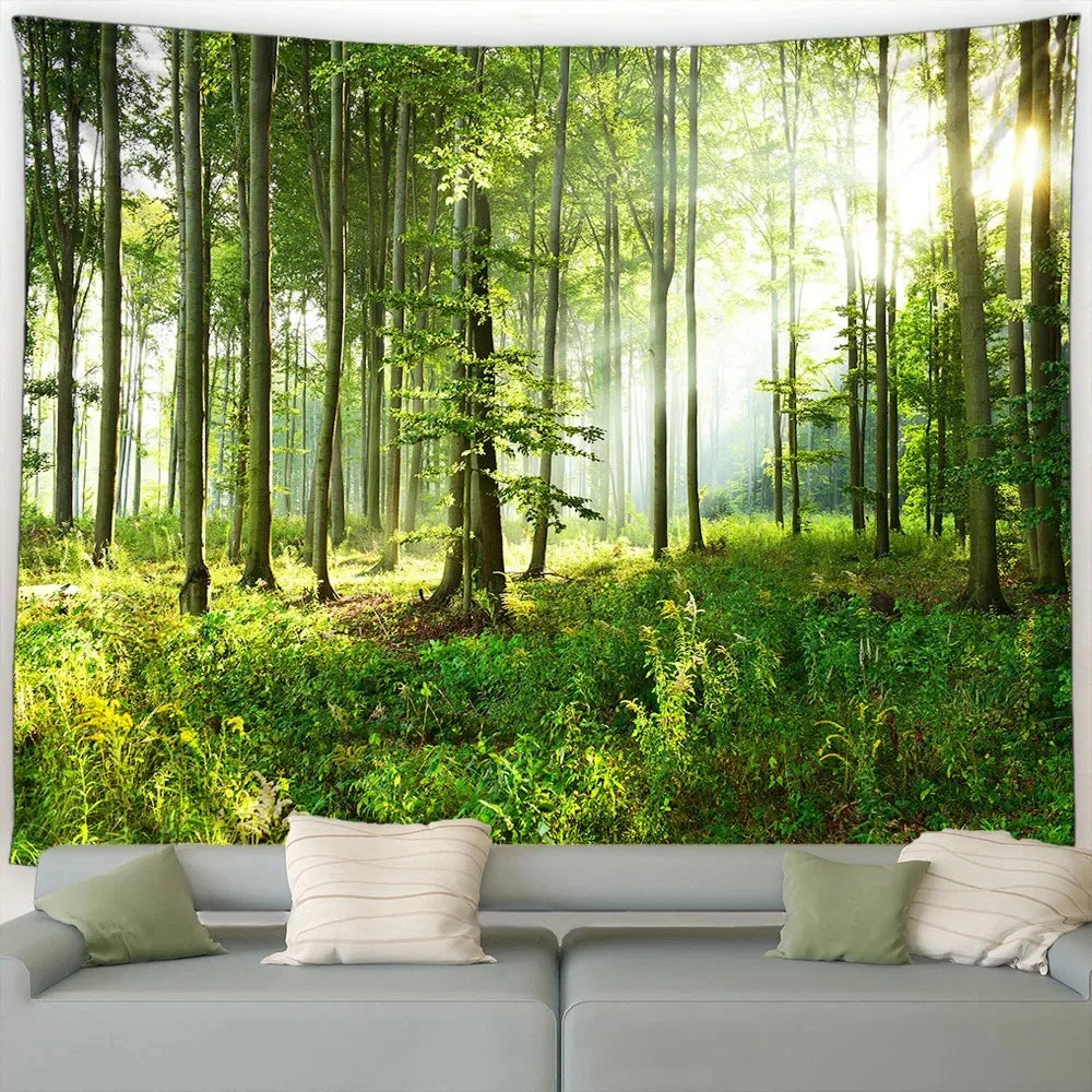 Rural Nature/Forest Landscape Tapestry