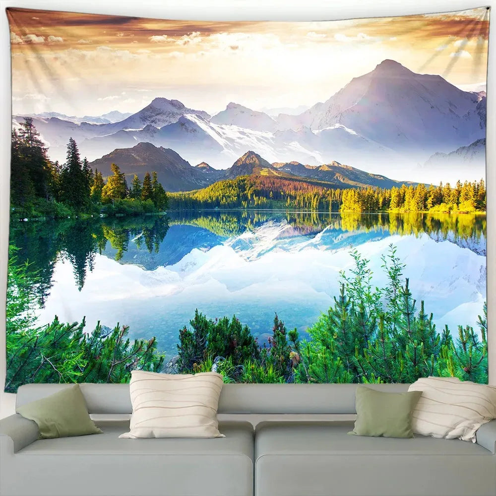 Rural Nature/Forest Landscape Tapestry