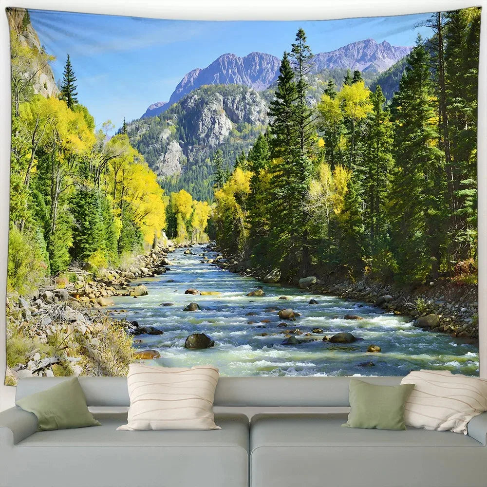 Rural Nature/Forest Landscape Tapestry
