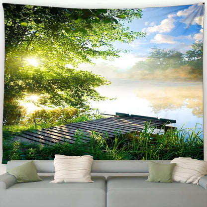 Rural Nature/Forest Landscape Tapestry