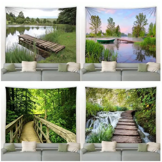 Rural Nature/Forest Landscape Tapestry